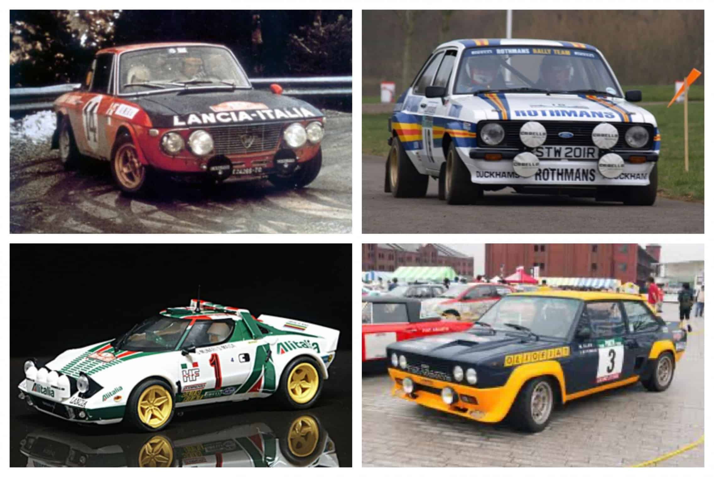 4 best rally cars: technical evolution in WRC