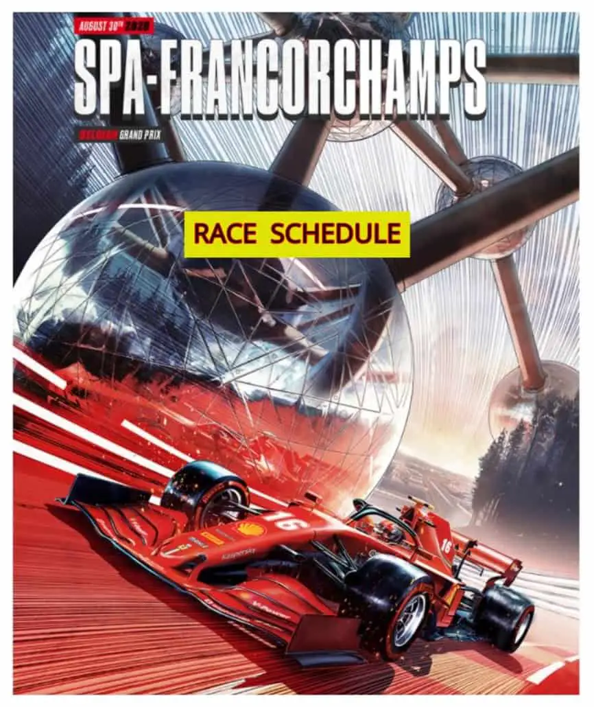 F1 Belgian GP | Race schedule - Withdrawal appeal Renault 1 Belgian Gp-F1