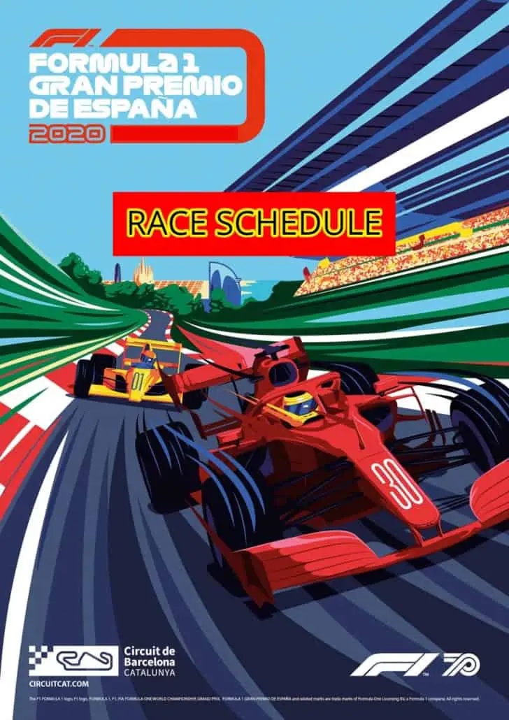 F1 Spanish GP | Race schedule - New chassis for Vettel 1 spanish gp f1