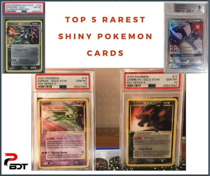5 Rarest Shiny Pokemon Cards Not Only Shining Charizard