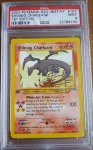 rarest pokemon card shining charizard