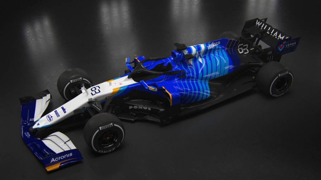 Williams F1 2021 livery car launch