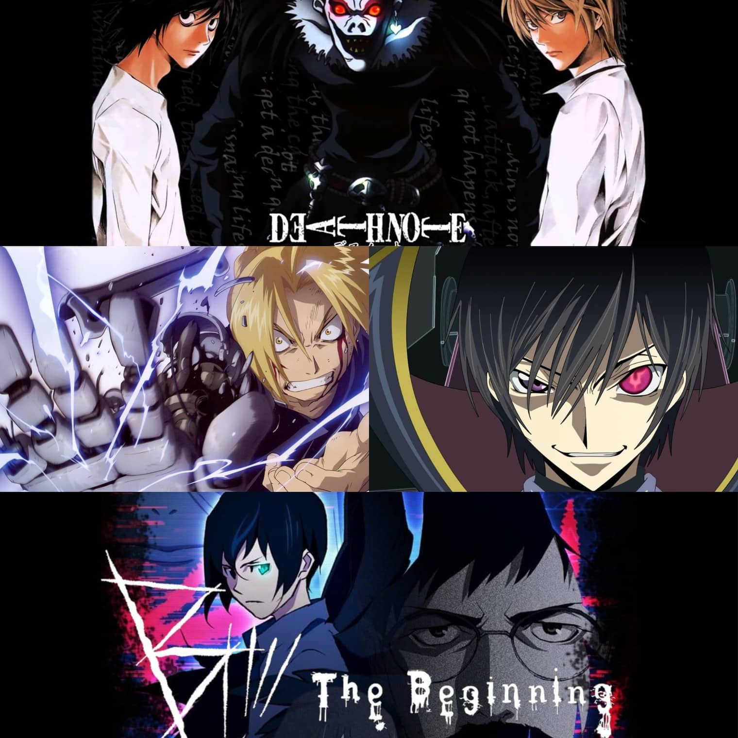 BEST 6 anime show like Death Note