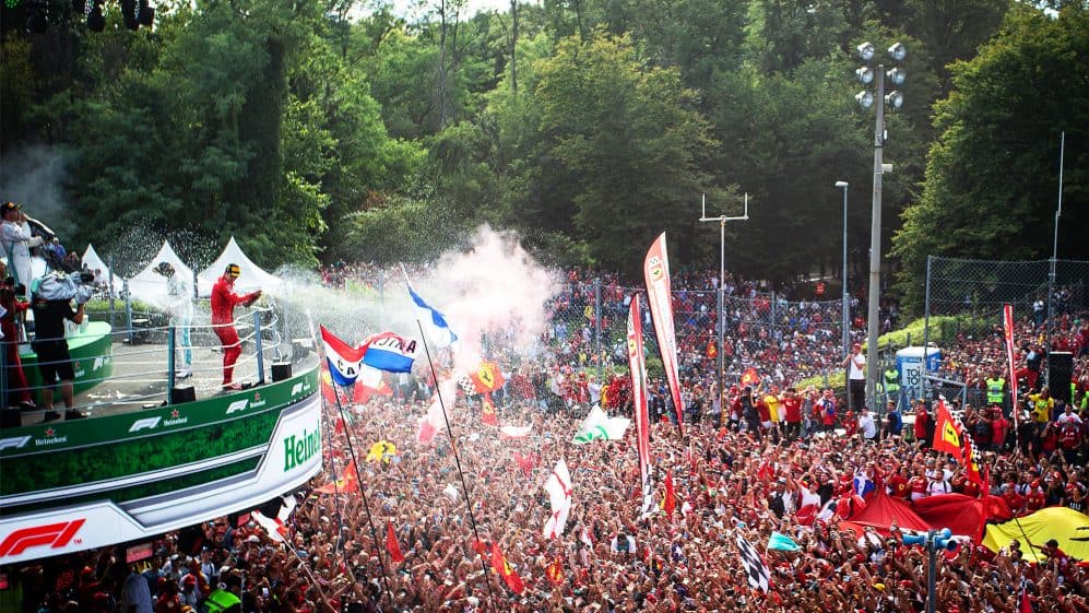 Monza Leclerc 2019 F1 home crowd people