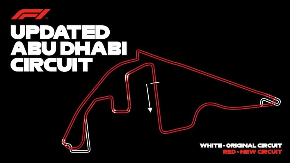Abu Dhabi nuovo Layout F1 GP 2021 finale