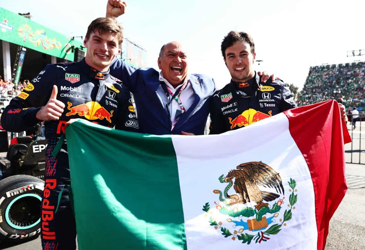 Verstappen Perez-dad-Mexico GP F1 2021