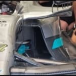 New Mercedes sidepods Bahrain test F1 2022