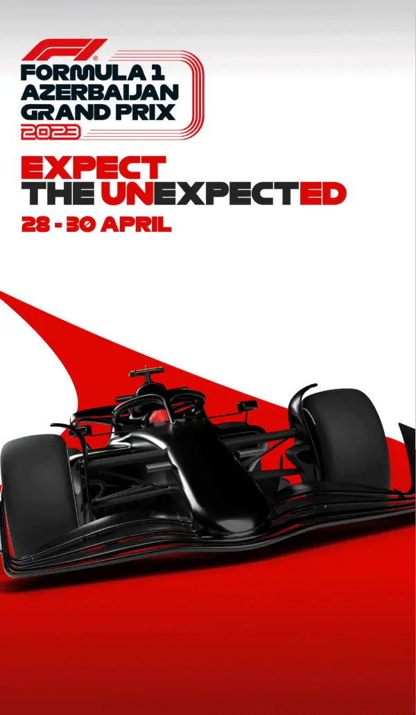 L'heure de départ de la course, l'horaire de la course pour le GP d'Azerbaïdjan F1 2023 Baku - Presticebdt