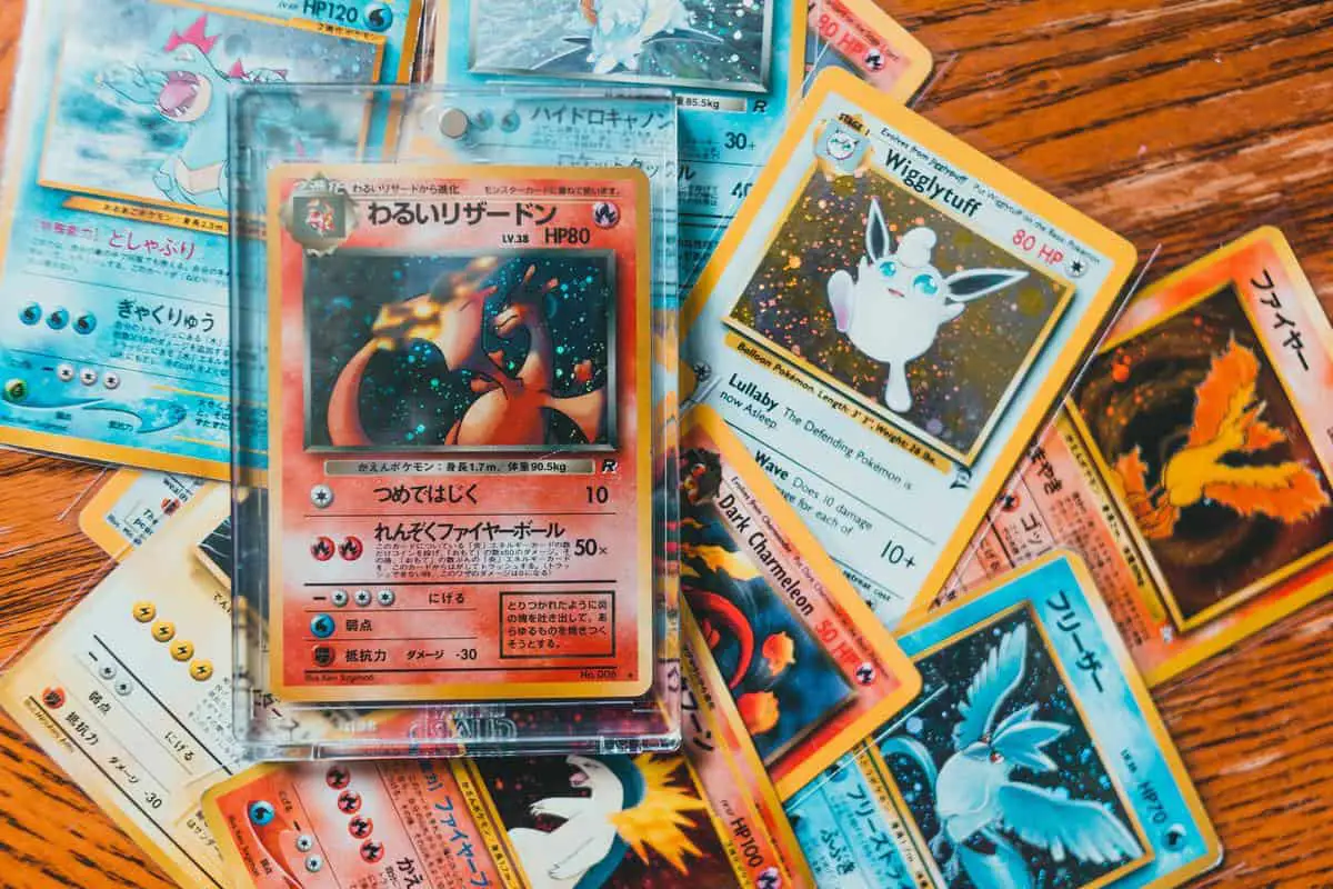 Image of Pokémon cards depicting various characters from the Pokémon franchise